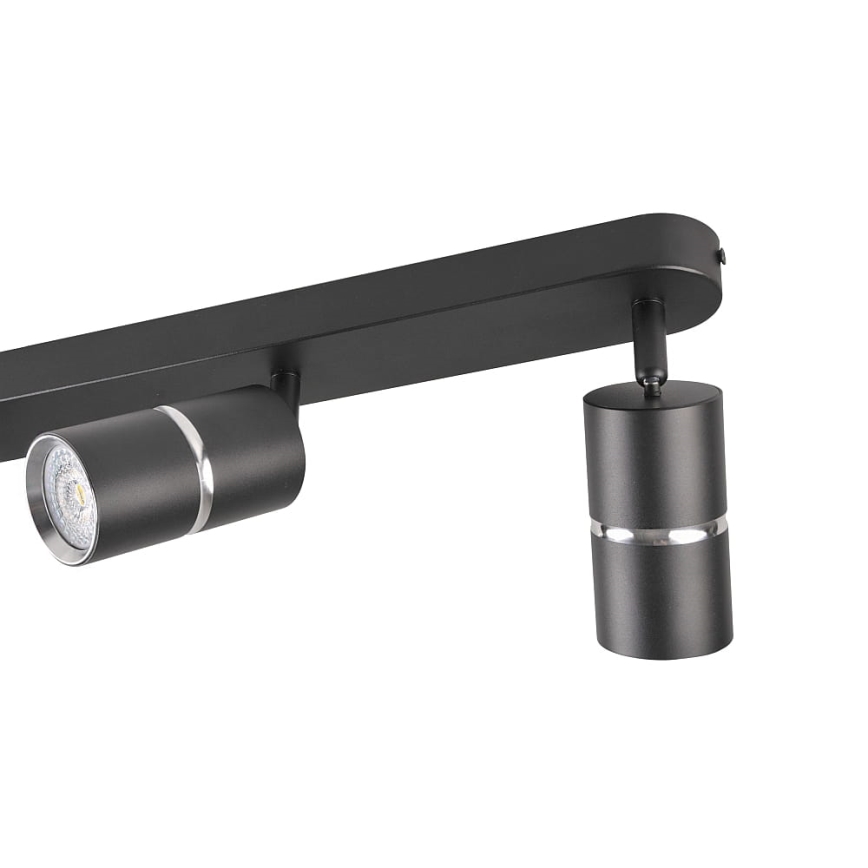 Stropna spot svetiljka BAMBOO 3xGU10/10W/230V crna