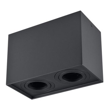Stropni spot HADAR Q2 2xGU10/10W/230V crni