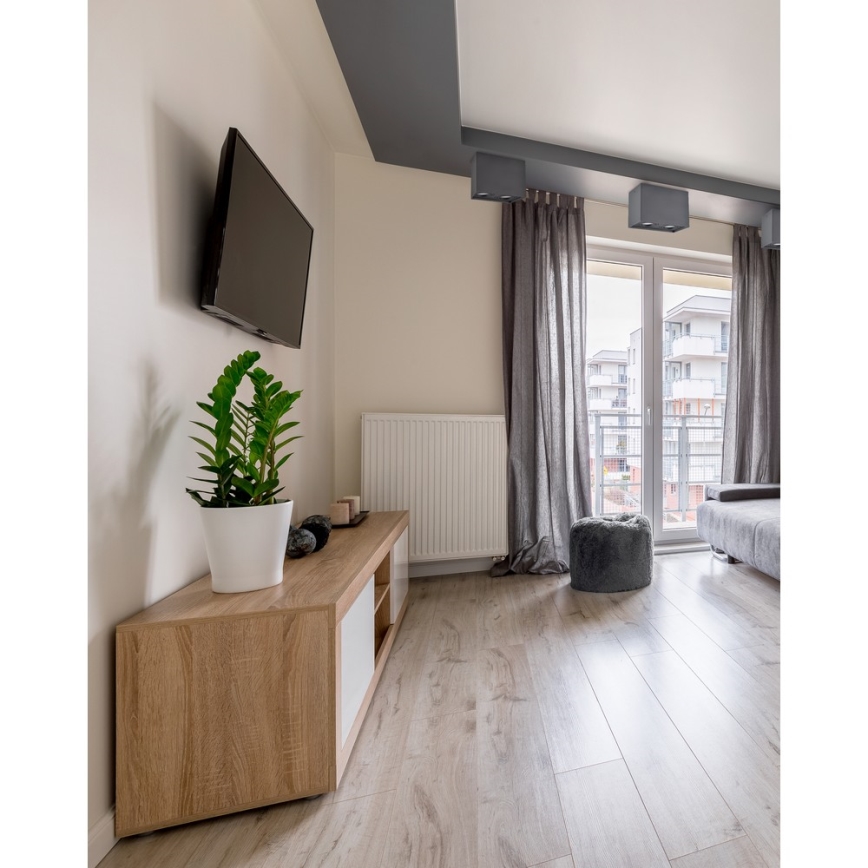 Stropni spot HADAR Q2 2xGU10/10W/230V crni