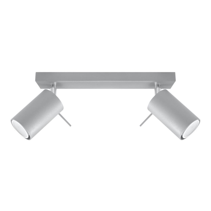 Stropni spot RING 2xGU10/10W/230V