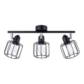 Stropno spot svetlo BELUCI 3xE14/40W/230V crna