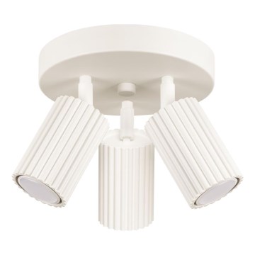 Stropno spot svetlo KARBON 3xGU10/10W/230V krem