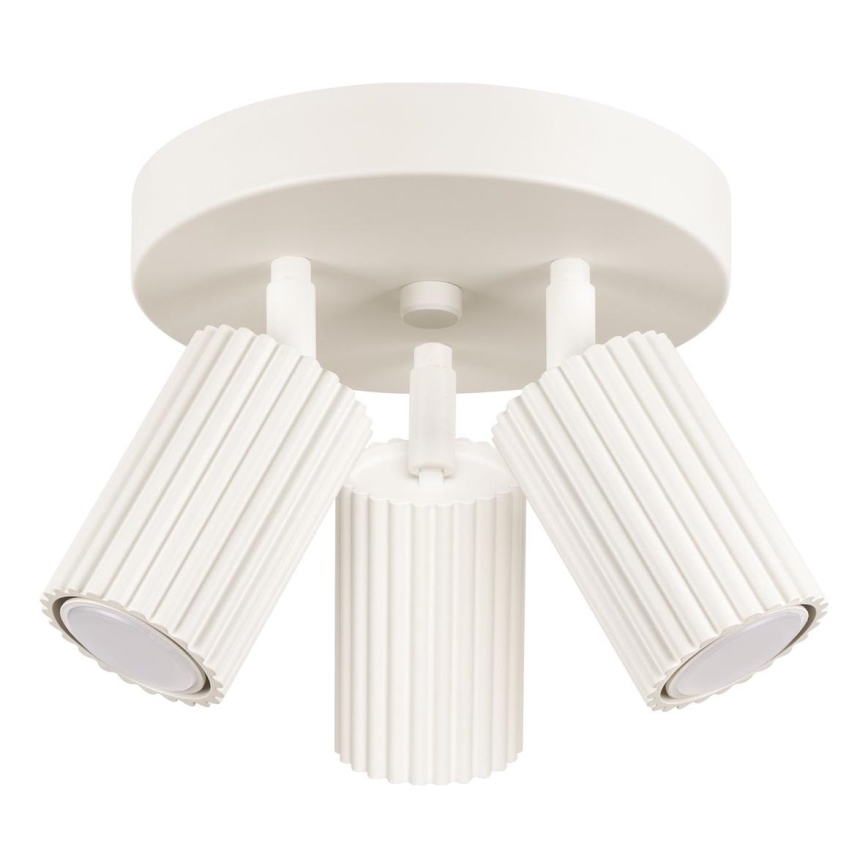 Stropno spot svetlo KARBON 3xGU10/10W/230V krem