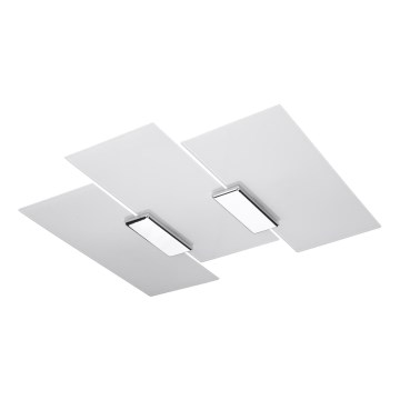 Stropno svetlo FABIANO 3xE27/60W/230V bela/sjajni hrom