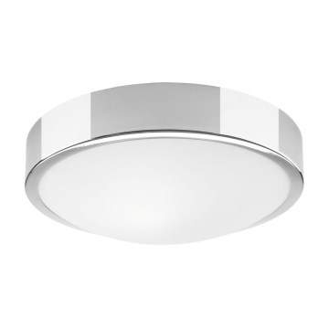 Stropno svetlo JONAS 1xE27/60W/230V prečnik 26 cm sjajni hrom