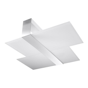 Stropno svetlo MASSIMO 2xE27/60W/230V belo/sjajni hrom