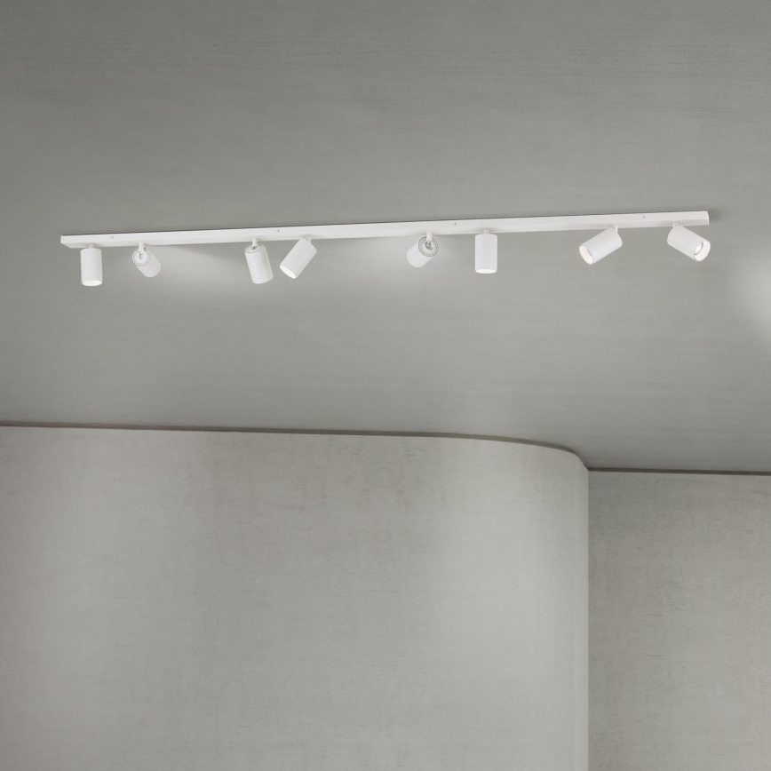 Stropno svetlo SEAN 8xGU10/13W/230V belo