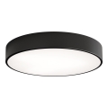 Stropno svetlo za kupatilo CLEO 4xE27/24W/230V, prečnika 50 cm, crno, IP54
