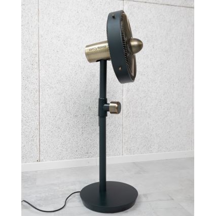 Stylies - Stojni ventilator URANUS 35W/230V 94 cm crna