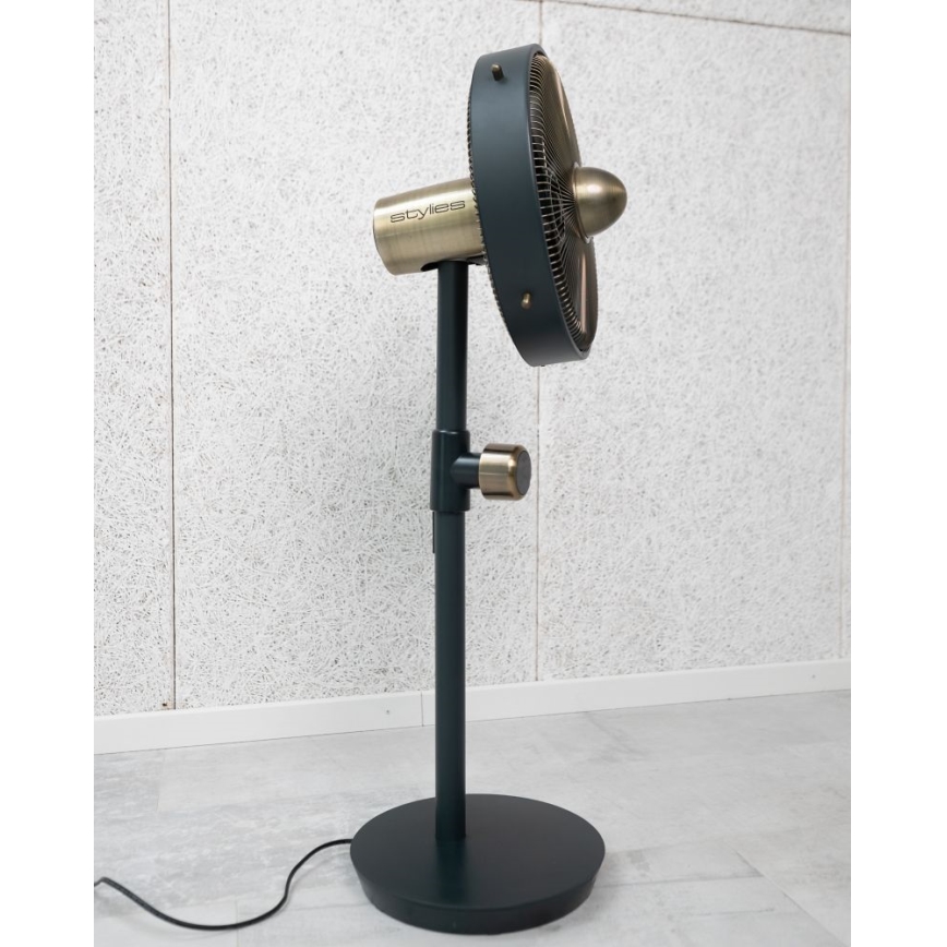 Stylies - Stojni ventilator URANUS 35W/230V 94 cm crna
