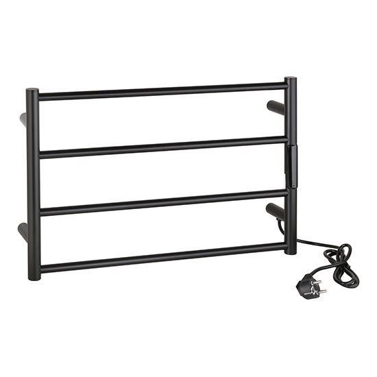 Sušač peškira 56x37 cm nerđajući čelik/crna