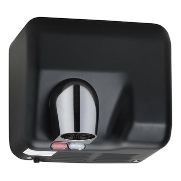 Sušač za ruke 26x23 cm, nerđajući čelik / crna