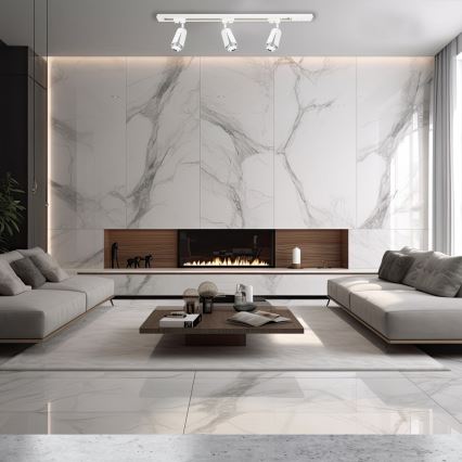 Svetiljka za šinski sistem FLOWER 1xGU10/8W/230V bela