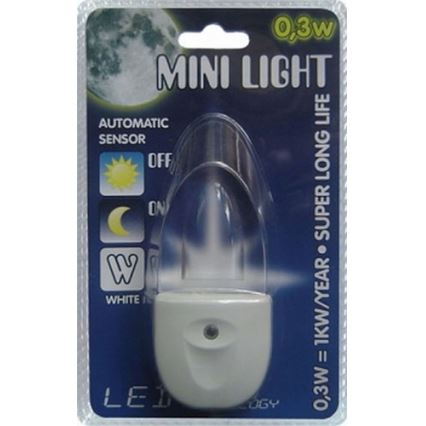 Svetiljka za utičnicu MINI-LIGHT (belo svetlo)