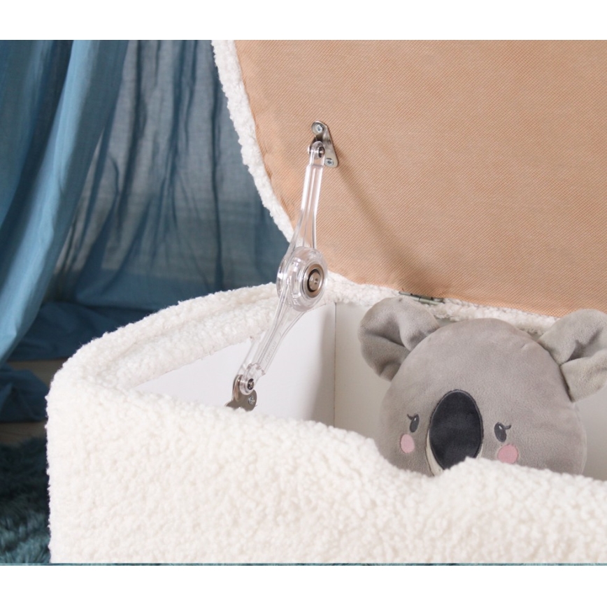 Tabure PIXI 37x61 cm bela