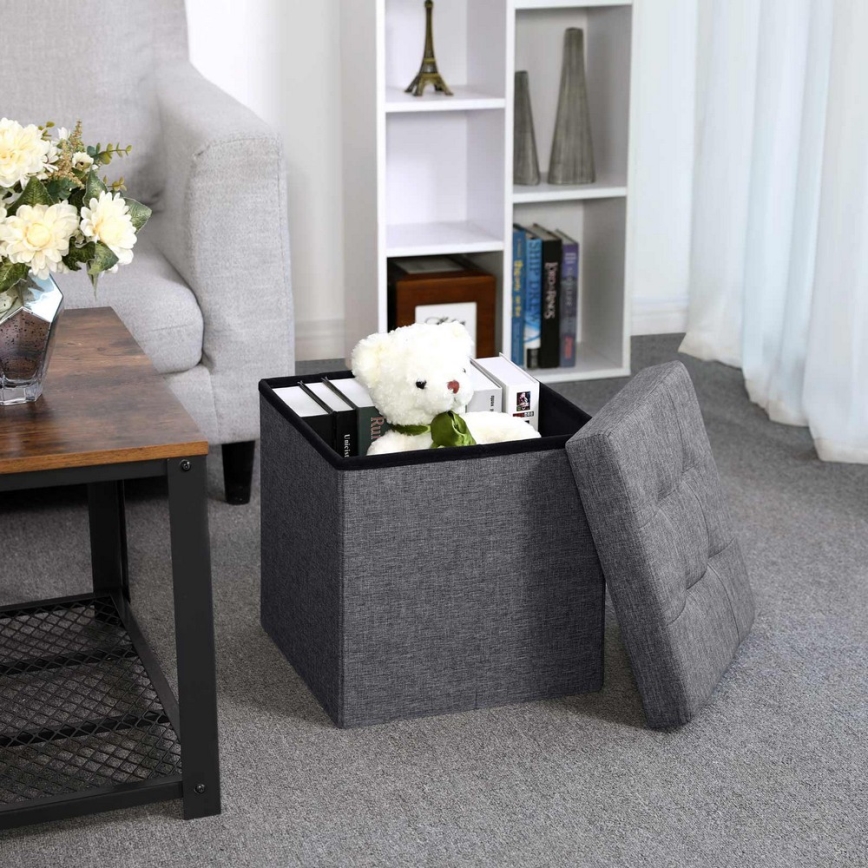 Tabure SULTAN 38x38 cm siva