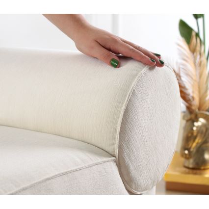 Tabure TIKI 47x45 cm krem