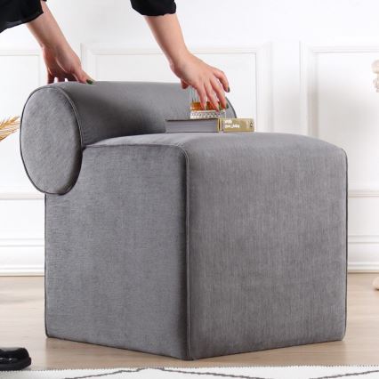 Tabure TIKI 47x45 cm sivi