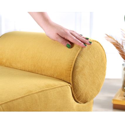 Tabure TIKI 47x45 cm žuta