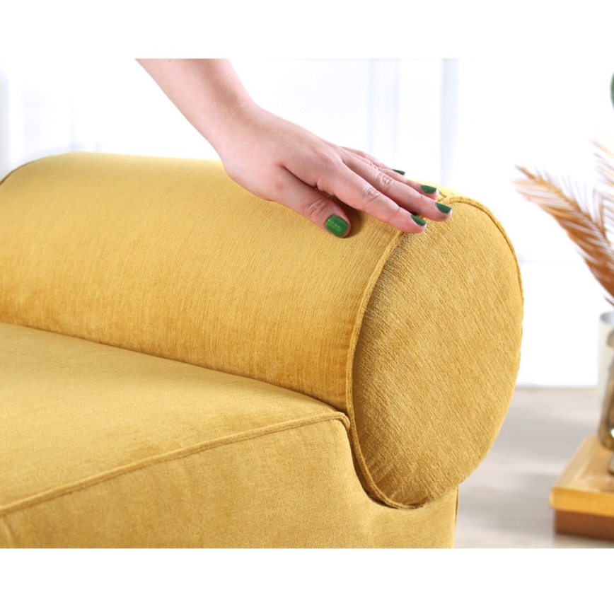 Tabure TIKI 47x45 cm žuta