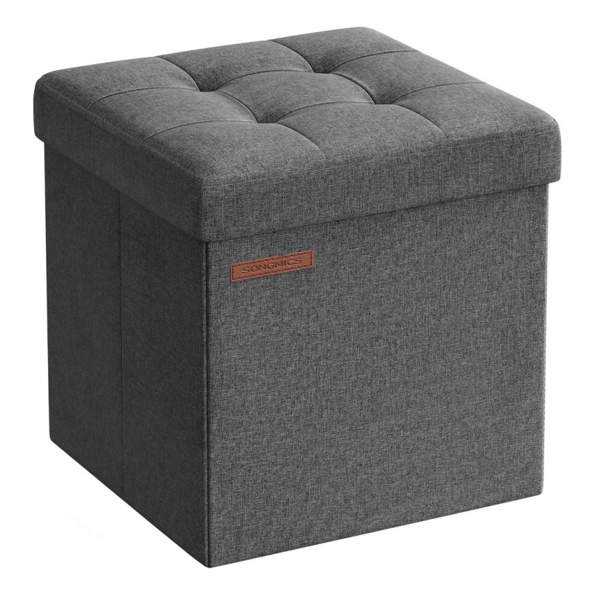 Taburet SULTAN 30x30 cm siva