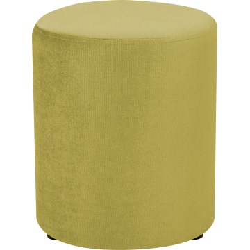Taburet VEX, prečnika 36 cm, žute boje