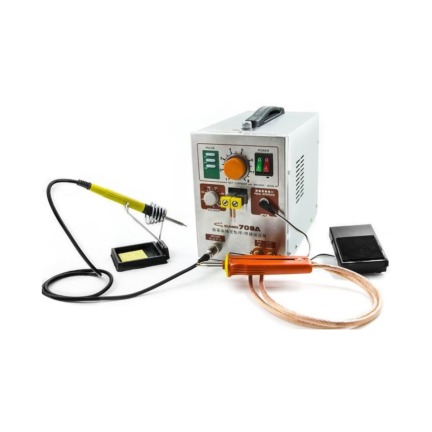 Tačkasti zavarivač za baterije sa mikrolemilicom 230V