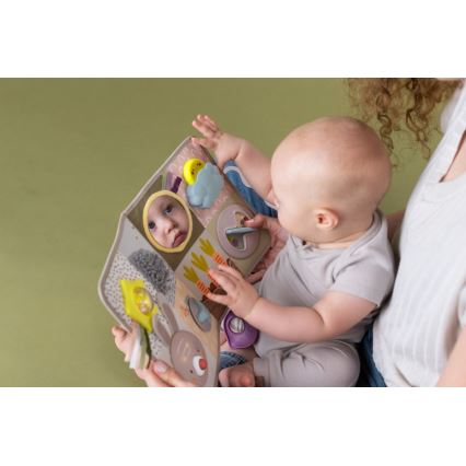 Taf Toys - Viseća igračka za krevetić sa melodijom Vrt 3xAAA