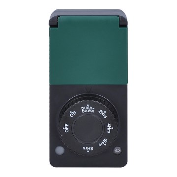 Tajmer sa senzorom za sumrak 3600W/230V IP44