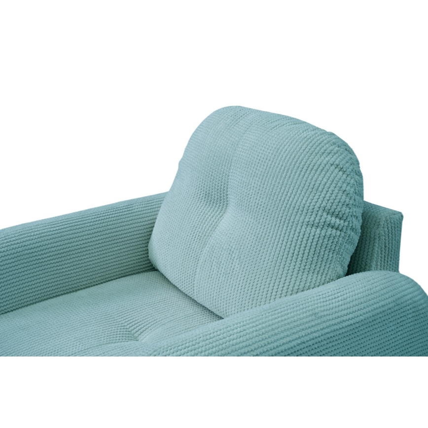 Tapacirana fotelja CLOUDY tirkizna