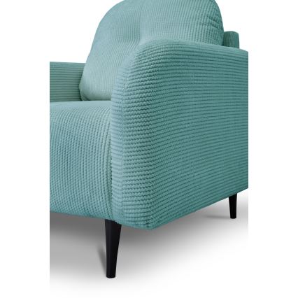 Tapacirana fotelja CLOUDY tirkizna