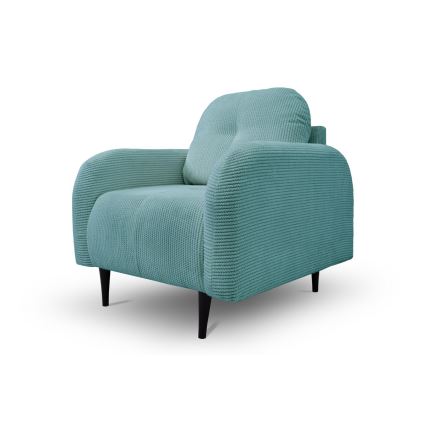 Tapacirana fotelja CLOUDY tirkizna