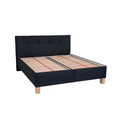 Tapacirani krevet MARIA 180x200 cm sa madracem i prostorom za odlaganje antracit