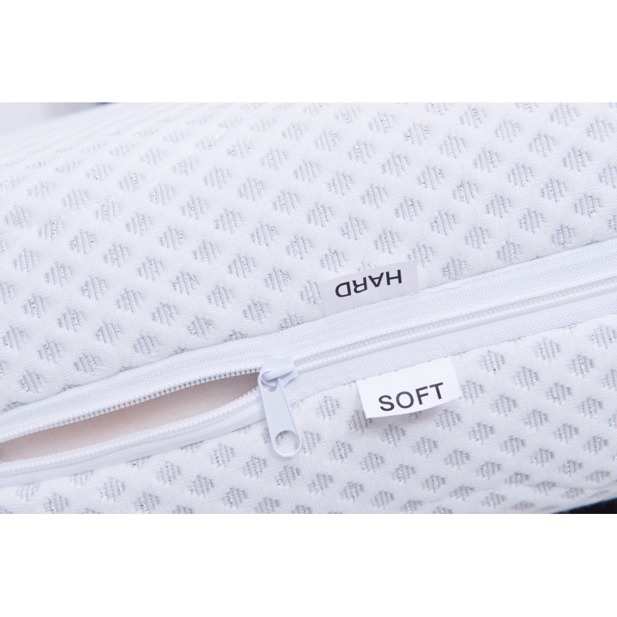 Tapacirani krevet sa dušekom i prostorom za odlaganje MARIA PETITE 120x200 cm antracit