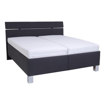 Tapacirani krevet sa prostorom za odlaganje bez dušeka ALIS 180x200 cm antracit