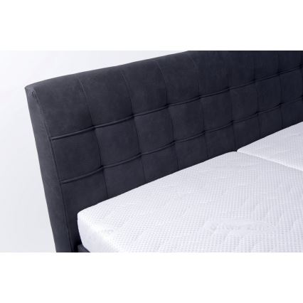 Tapacirani krevet sa prostorom za odlaganje bez dušeka VIOLET 160x200 cm antracit