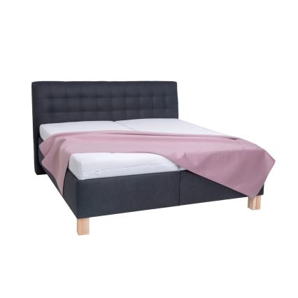 Tapacirani krevet sa prostorom za odlaganje bez dušeka VIOLET 160x200 cm antracit