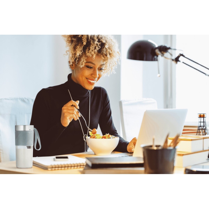 Tefal - Smoothie blender BLENDFORCE 50W/5V 1200 mAh mint zelena