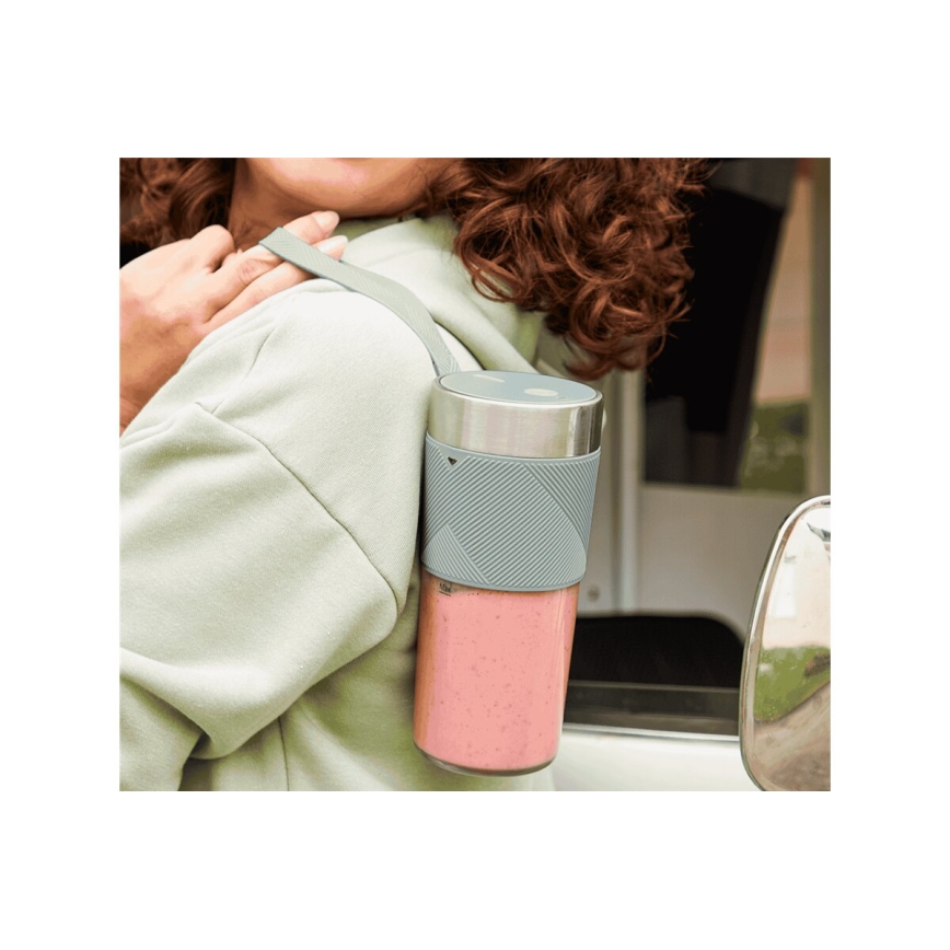 Tefal - Smoothie blender BLENDFORCE 50W/5V 1200 mAh mint zelena