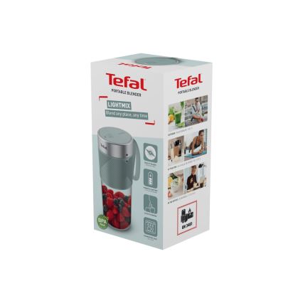 Tefal - Smoothie blender BLENDFORCE 50W/5V 1200 mAh mint zelena