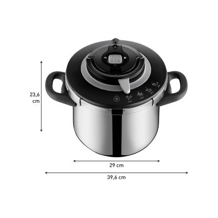 Tefal - CLIPSO+ CHEF ekspres lonac 8 l, nerđajući čelik