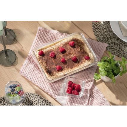 Tefal - Doza za hranu 2 l MSEAL GLASS crvena/staklo