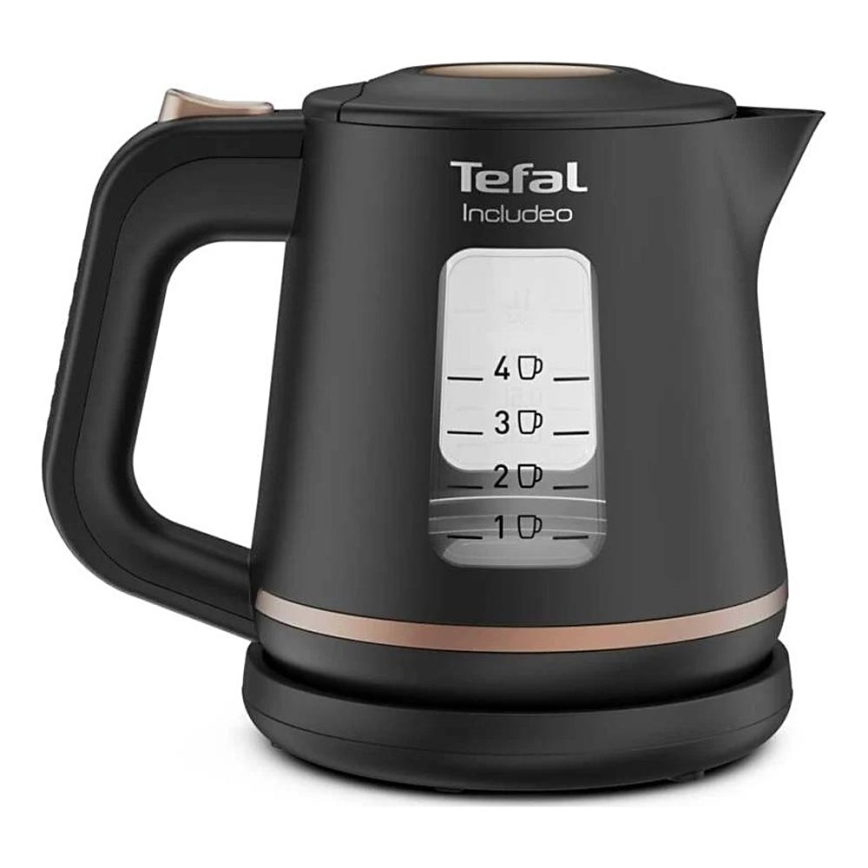 Tefal - Električni čajnik INCLUDEO 1l 2400W/230V crni