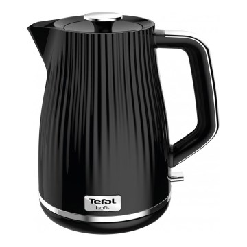 Tefal - Električno kuvalo LOFT 1,7 l 2400W/230V crno