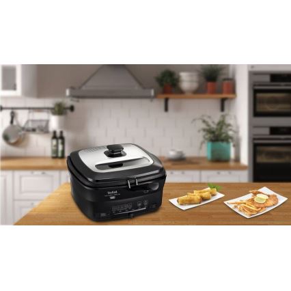 Tefal - Friteza 2 l VERSALION DE LUXE 7 u 1 1600W/230V crna