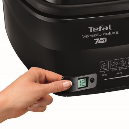 Tefal - Friteza 2 l VERSALION DE LUXE 7 u 1 1600W/230V crna