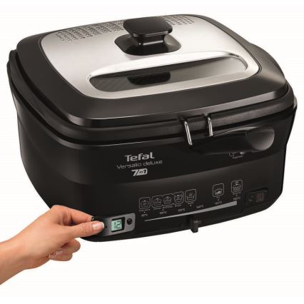 Tefal - Friteza 2 l VERSALION DE LUXE 7 u 1 1600W/230V crna