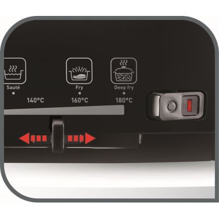 Tefal - Friteza 2 l VERSALION DE LUXE 7 u 1 1600W/230V crna