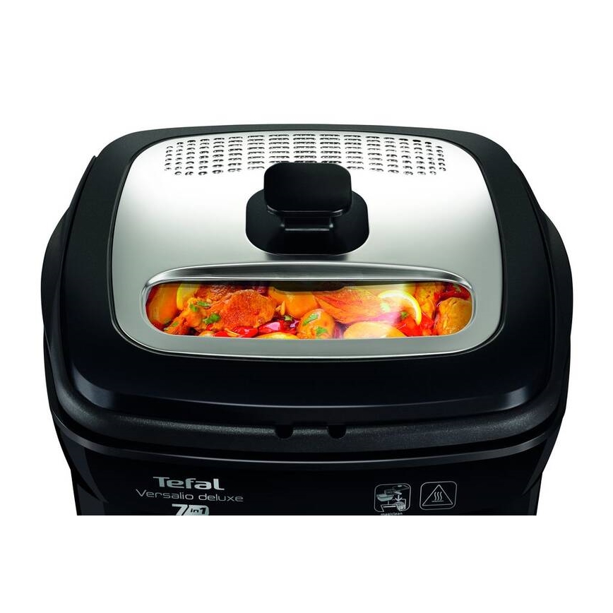 Tefal - Friteza 2 l VERSALION DE LUXE 7 u 1 1600W/230V crna