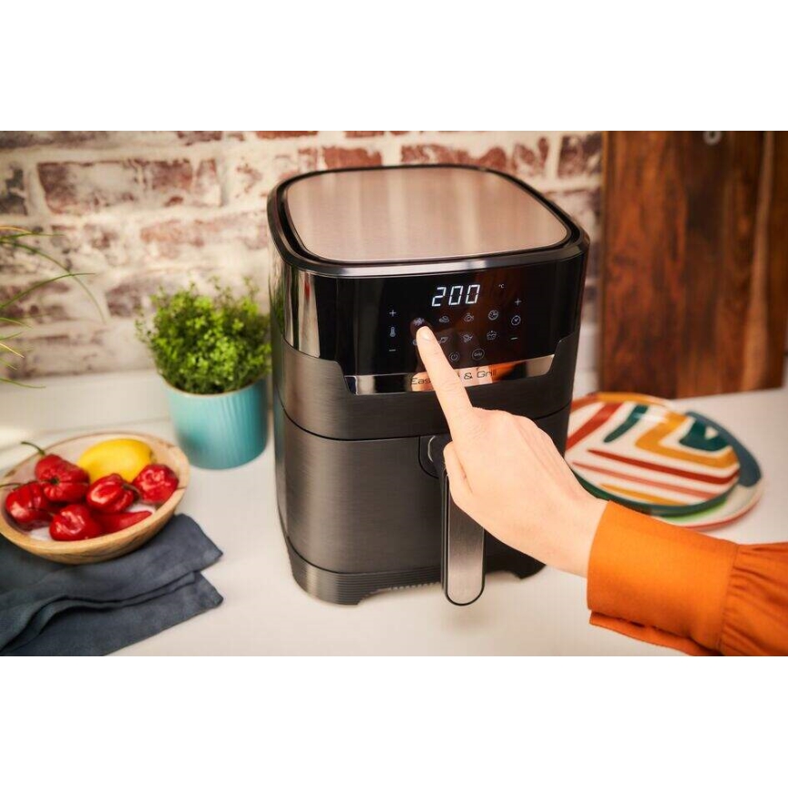 Tefal - Friteza na vrući vazduh 4,2 l EASY FRY&GRILL 2 u 1 1550W/230V crna